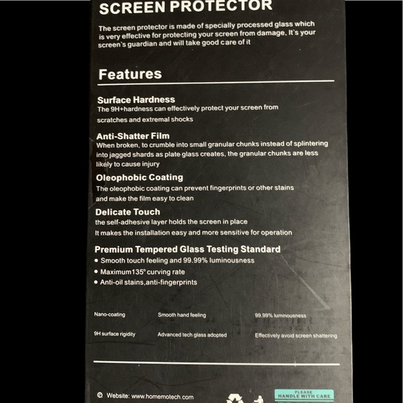 iPhone 12 max pro glass screen protector 3 pack unopened box. - Picture 2 of 3